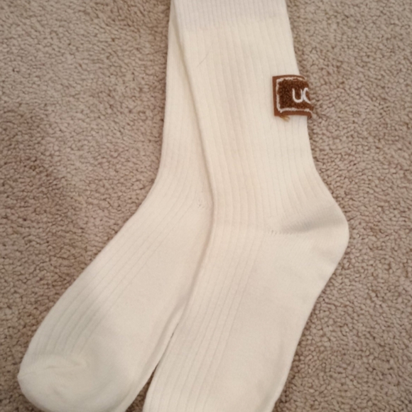 Cream Socks Mid Calf - Picture 2 of 2